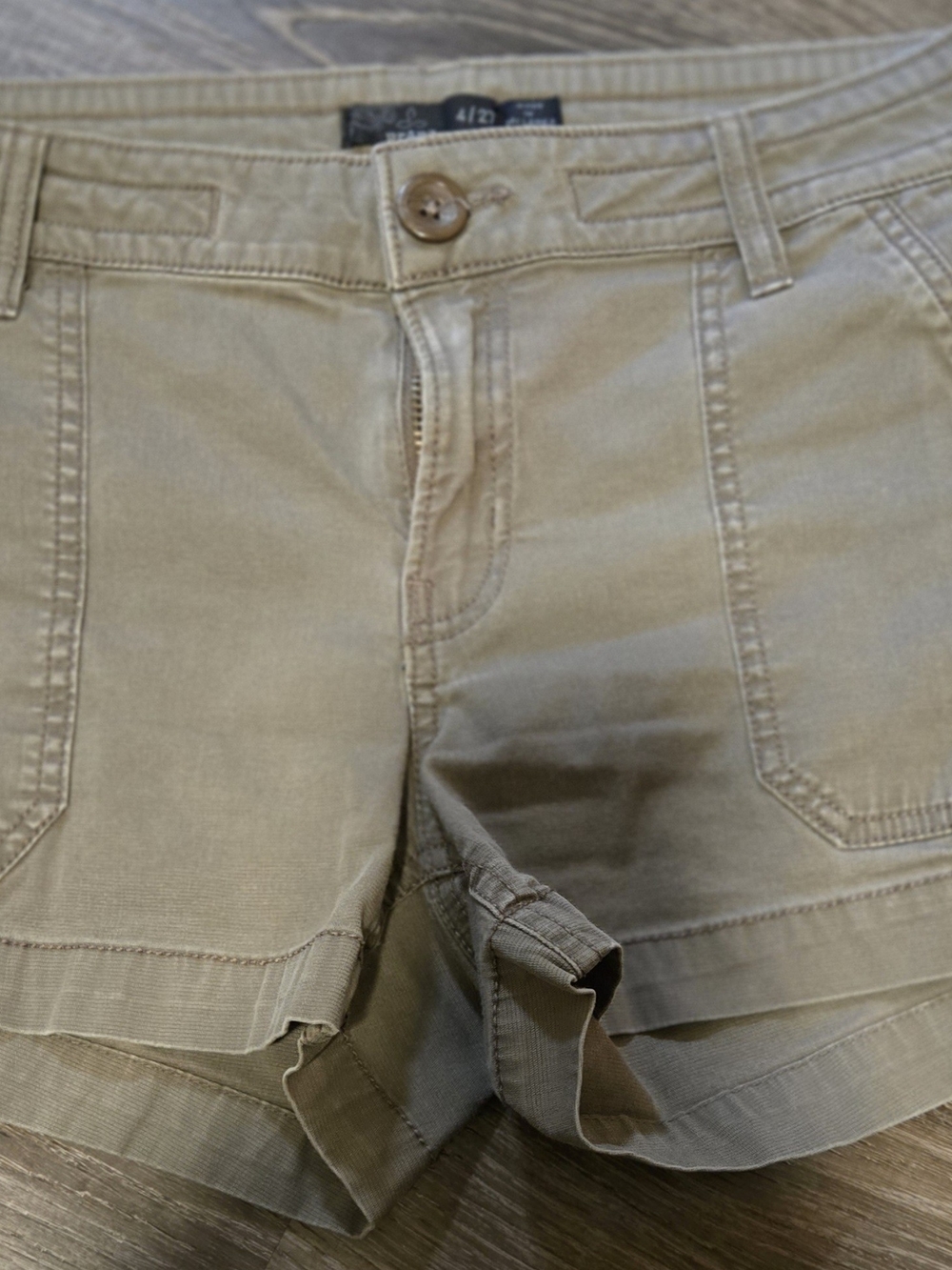 Prana Women's Olive Tan Casual Shorts